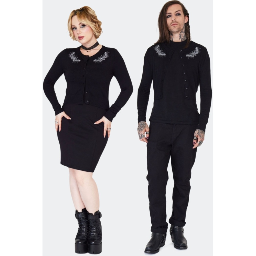 Jawbreaker - Night Moth Cardigan - Noir